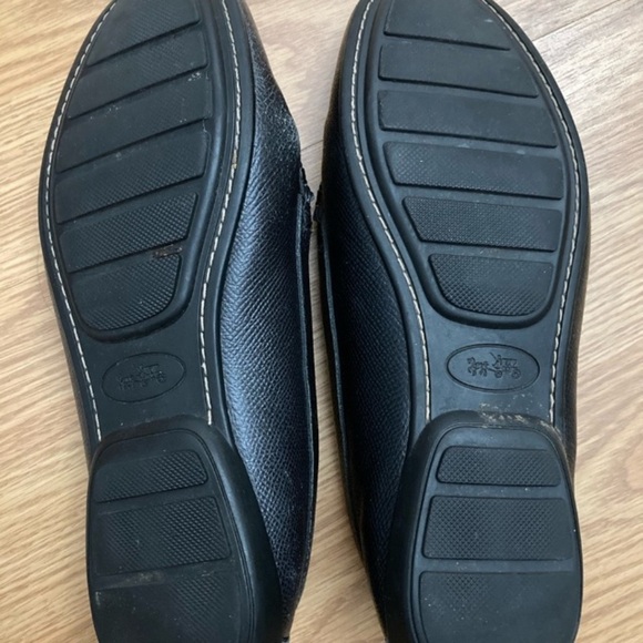 COACH Black Women Loafers Size 7B - Picture 3 of 7